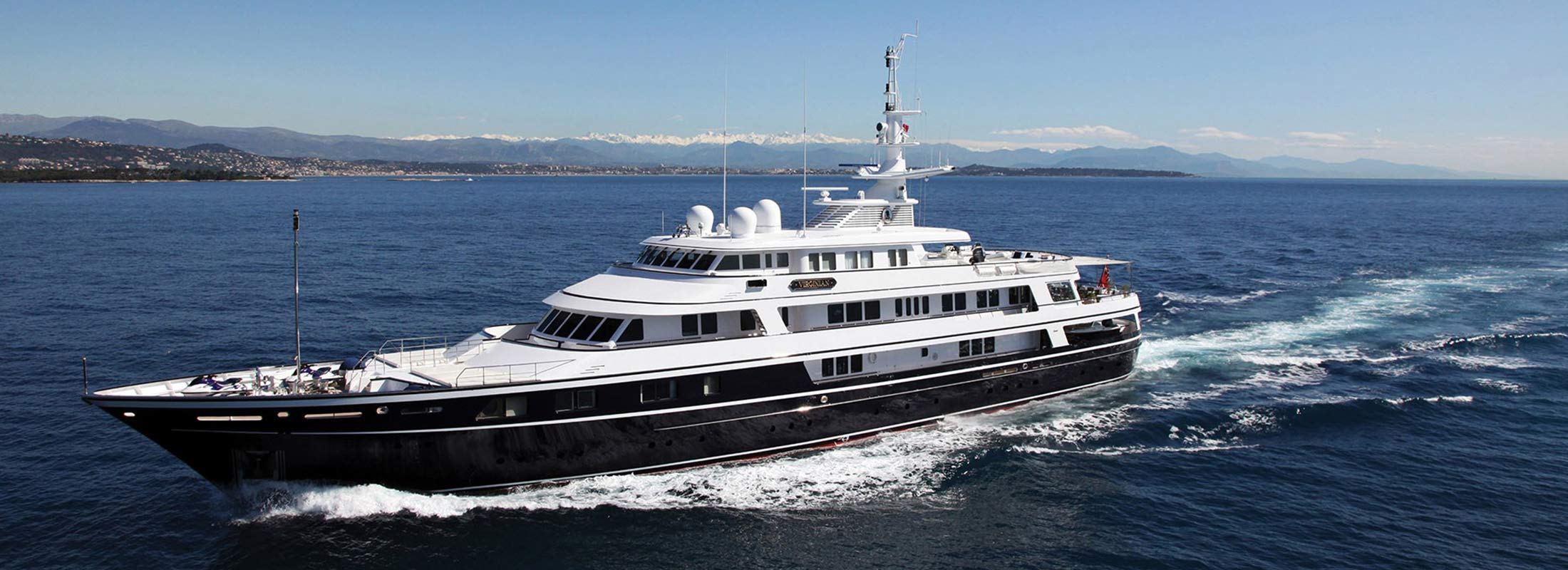 Virginian Motor Yacht for Charter Mediterranean slider 1