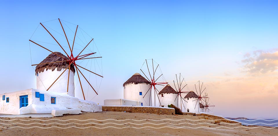Highlight Mykonos Yacht Charter Windmills Highlight Mykonos Yacht Charter Windmills