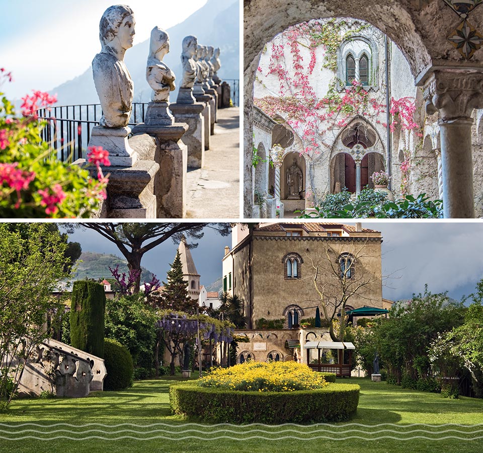 Yacht Charter Hotspot Villa Cimbrone and Terrazza dell'Infinito, Ravello Yacht Charter Hotspot Villa Cimbrone and Terrazza dell'Infinito, Ravello