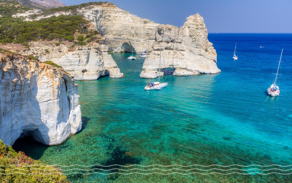 Milos Yacht Charter Guide Kleftiko