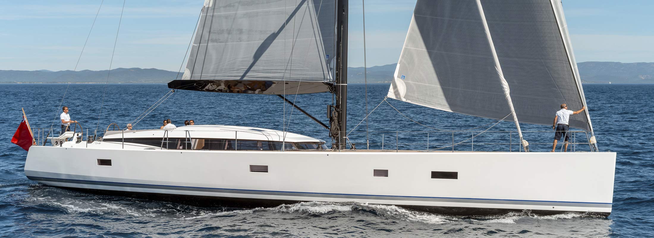 Neyina Sailing Yacht for Charter Mediterranean Caribbean Sea slider 2