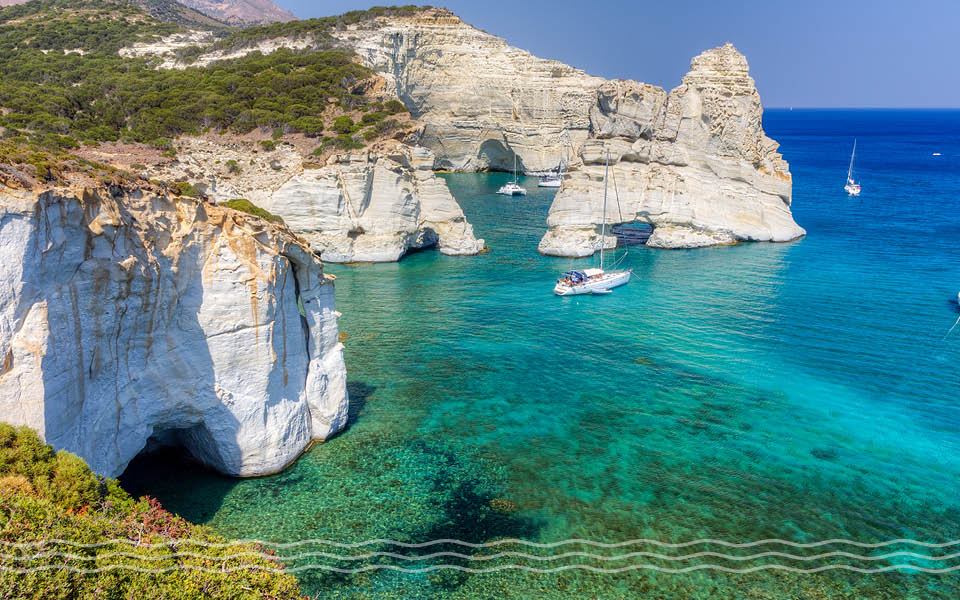 Milos Sarakiniko Yacht Charter Hotspot Cyclades Greece Milos Sarakiniko Yacht Charter Hotspot Cyclades Greece